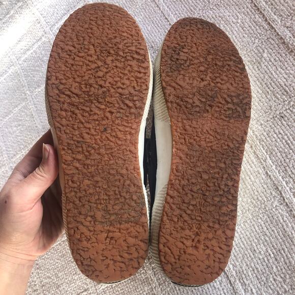 Superga The Classic COTU Canvas Tennis Shoe Sneakers Size 6.5 Blue Casual Preppy - Picture 9 of 10